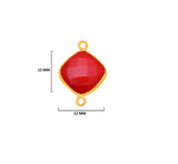 Wholesale gemstone bezel charms