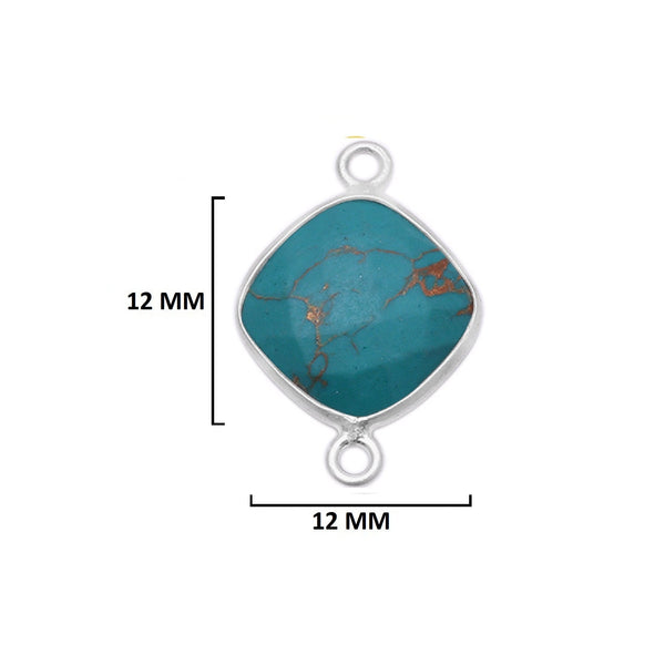 Blue Turquoise Gemstone Charms