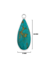 Natural Rounded Teardrop-Shaped Pendants