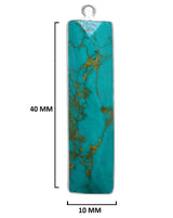 Natural Rectangle/Bar-Shaped Pendants