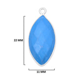 Natural Marquise/Evil Eye-Shaped Pendants
