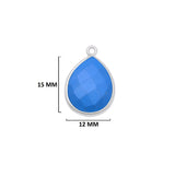 Sterling Silver-Plated Bezel Charms