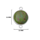 Green Turquoise Gemstone Charms