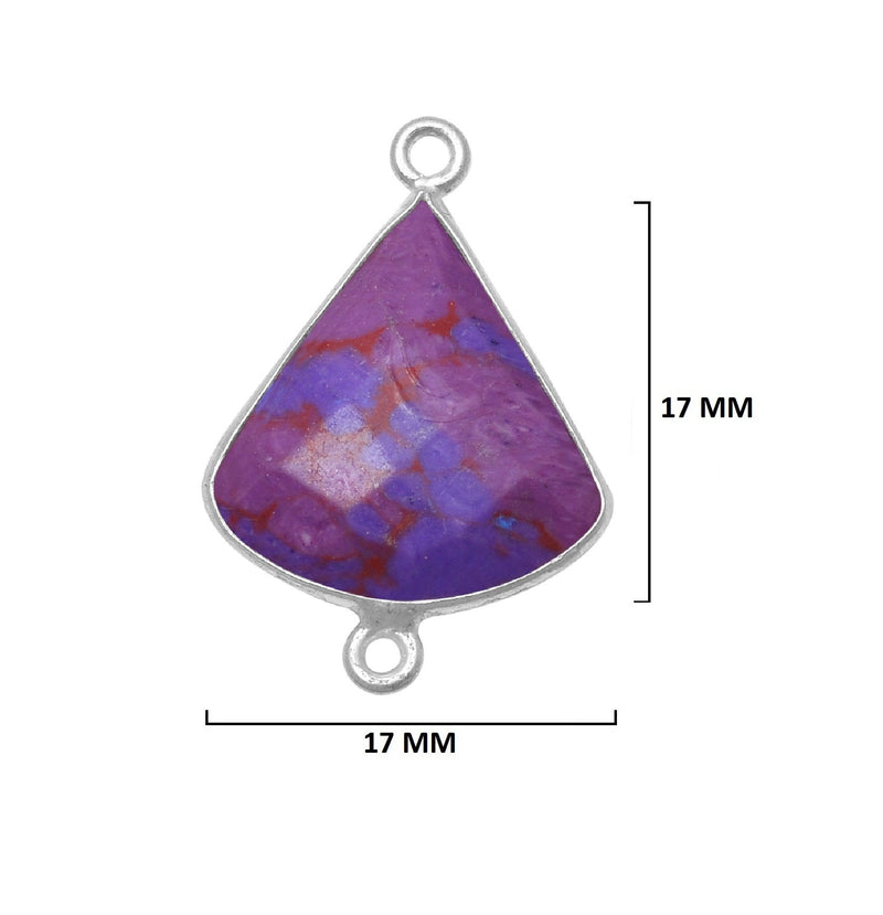 Purple Turquoise Gemstone Charms