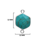 Blue Turquoise Gemstone Charms