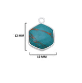 Natural Hexagon-Shaped Pendants