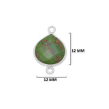 Green Turquoise Gemstone Charms