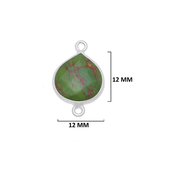 Green Turquoise Gemstone Charms
