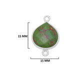 Sterling Silver-Plated Bezel Charms