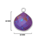 12mm, 15mm, 18mm, 25mm, 30mm Gemstone Charms