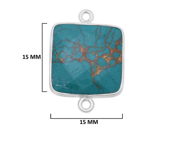 Blue Turquoise Gemstone Charms