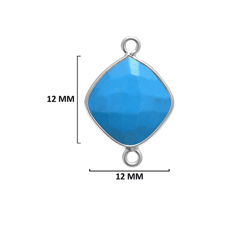 Dark Turquoise Gemstone Charms