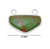 Green Turquoise Gemstone Charms