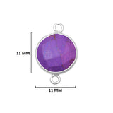 Purple Turquoise Gemstone Charms