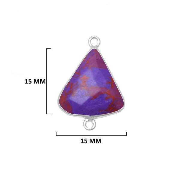 Purple Turquoise Gemstone Charms