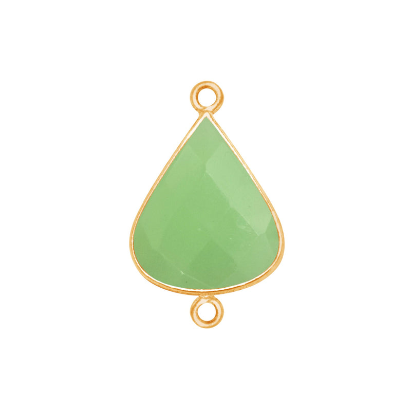 Chalcedony Green Gemstone Charms