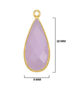 Natural Teardrop-Shaped Pendants