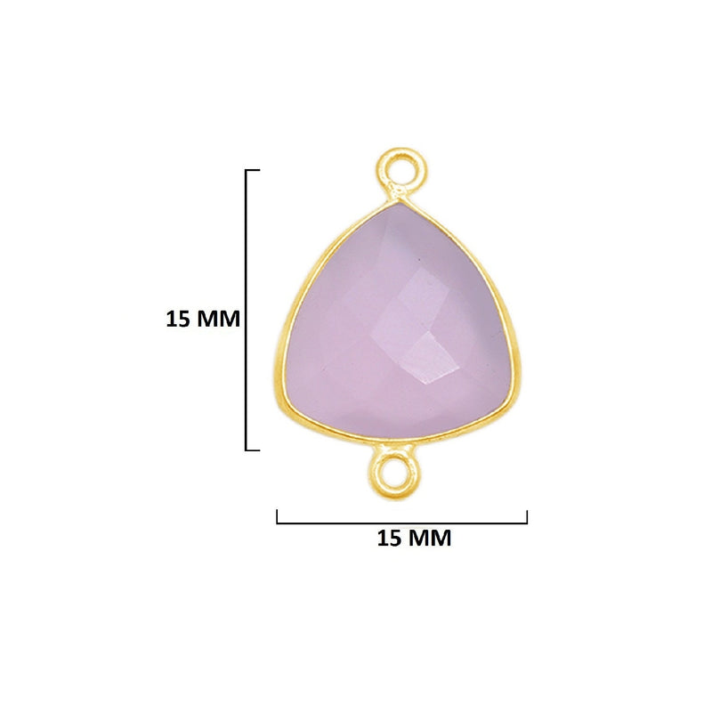 Pink Chalcedony Gemstone Charms