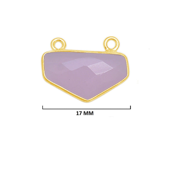 Pink Chalcedony Gemstone Charms