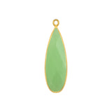 Chalcedony Green Gemstone Charms