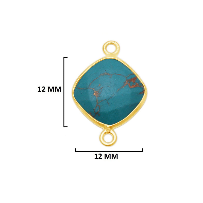 Blue Turquoise Gemstone Charms