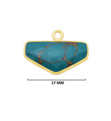 Natural Chevron-Shaped Pendants
