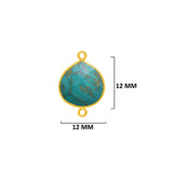 Blue Turquoise Gemstone Charms