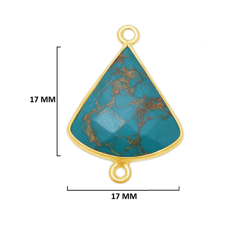 Blue Turquoise Gemstone Charms