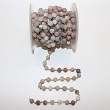 light brown druzy shaded birthstone month February - March, zodiac sign Libra.