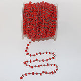 red coral chips birthstone month October, zodiac sign Aries and Scorpio.