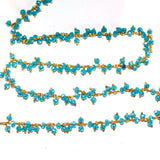 dark blue peruvian chalcedony quartz gemstone bead chain silver, women jewelry making necklaces, earrings, and bracelets bead chain.