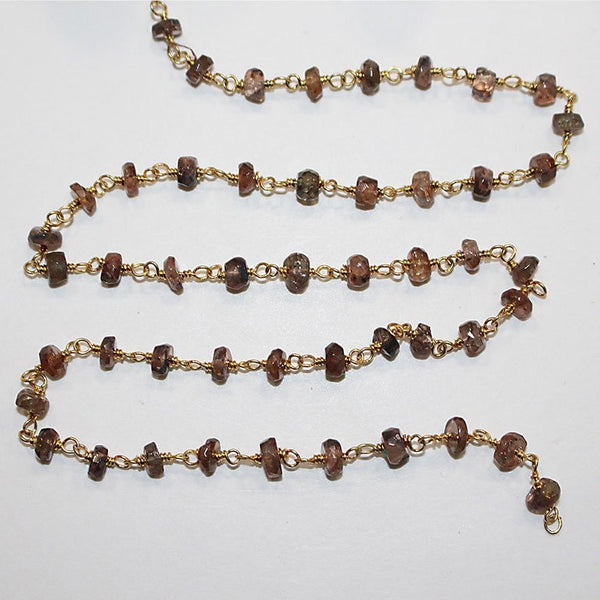 Zircon Amethyst Rosary Chain Jewelry