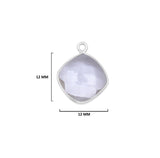 Boho Chic Clear Qurtz Bezel Pendant - Handcrafted Gemstone Necklace in 925 Sterling Silver with Stunning Finishes
