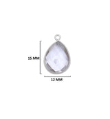 Boho Chic Clear Quartz Bezel Pendant - Handcrafted Gemstone Necklace in 925 Sterling Silver with Stunning Finishes