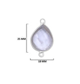 Boho Chic Clear Quartz Bezel Pendant - Handcrafted Gemstone Necklace in 925 Sterling Silver with Stunning Finishes