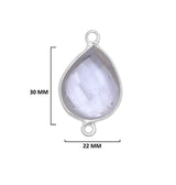 Boho Chic Clear Quartz Bezel Pendant - Handcrafted Gemstone Necklace in 925 Sterling Silver with Stunning Finishes