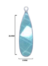 Wholesale gemstone bezel charms