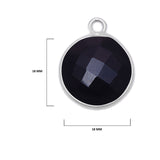 Boho Chic Black Onyx Bezel Pendant - Handcrafted Gemstone Necklace in 925 Sterling Silver with Stunning Finishes