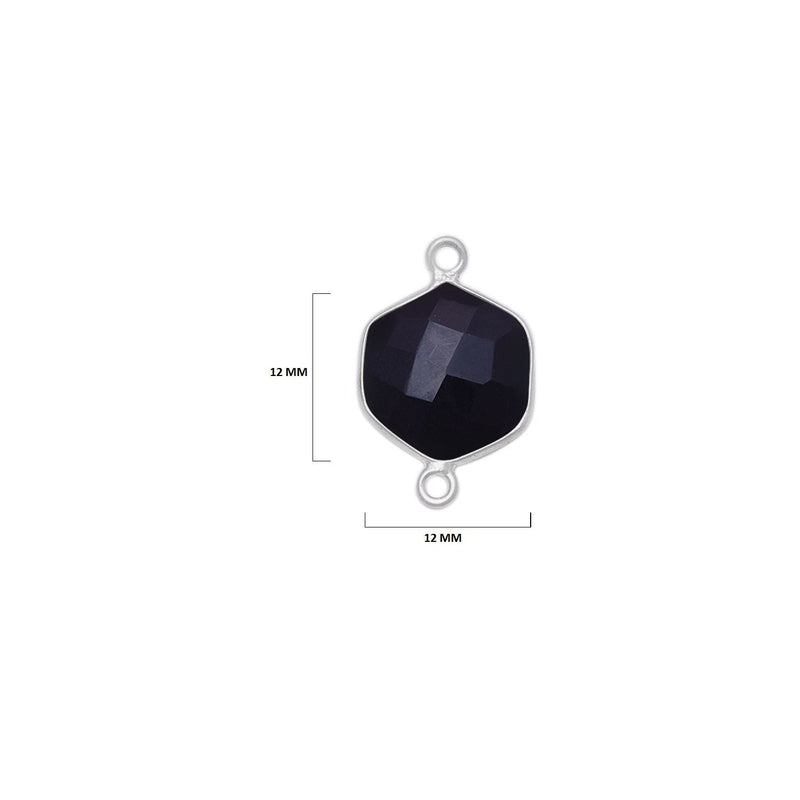 Boho Chic Black Onyx Bezel Pendant - Handcrafted Gemstone Necklace in 925 Sterling Silver with Stunning Finishes