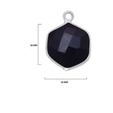 Boho Chic Black Onyx Bezel Pendant - Handcrafted Gemstone Necklace in 925 Sterling Silver with Stunning Finishes
