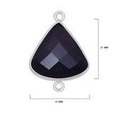 Boho Chic Black Onyx Bezel Pendant - Handcrafted Gemstone Necklace in 925 Sterling Silver with Stunning Finishes