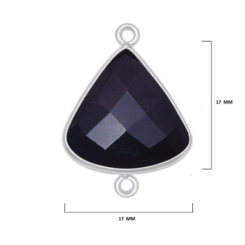 Boho Chic Black Onyx Bezel Pendant - Handcrafted Gemstone Necklace in 925 Sterling Silver with Stunning Finishes