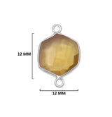 Boho Chic Lemon Quart Bezel Pendant - Handcrafted Gemstone Necklace in 925 Sterling Silver with Stunning Finishes