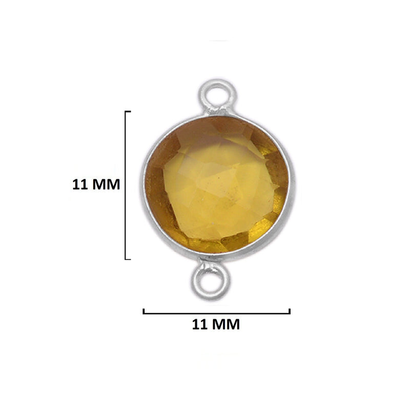 Boho Chic Lemon Quartz Bezel Pendant - Handcrafted Gemstone Necklace in 925 Sterling Silver with Stunning Finishes