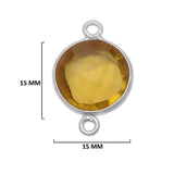 Boho Chic Lemon Quartz Bezel Pendant - Handcrafted Gemstone Necklace in 925 Sterling Silver with Stunning Finishes