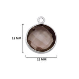 Boho Chic Smoky Quartz Bezel Pendant - Handcrafted Gemstone Necklace in 925 Sterling Silver with Stunning Finishes