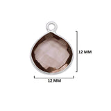 Boho Chic Smoky Quartz Bezel Pendant - Handcrafted Gemstone Necklace in 925 Sterling Silver with Stunning Finishes