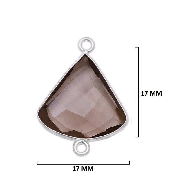 Boho Chic Smoky Quartz Bezel Pendant - Handcrafted Gemstone Necklace in 925 Sterling Silver with Stunning Finishes