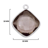 Boho Chic Smoky Quartz Bezel Pendant - Handcrafted Gemstone Necklace in 925 Sterling Silver with Stunning Finishes