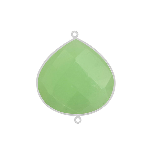 Green Chalcedony Gemstone Charms